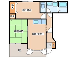 イタ－ナルの物件間取画像